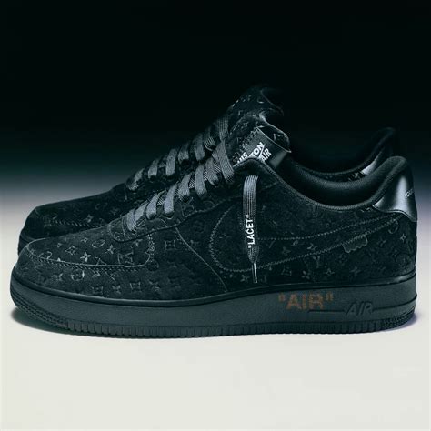 nike lv air force 1 black|lv air force 1 stockx.